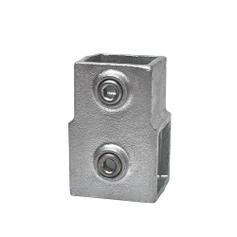 Buiskoppeling Kort T-stuk - vierkant - 40 mm